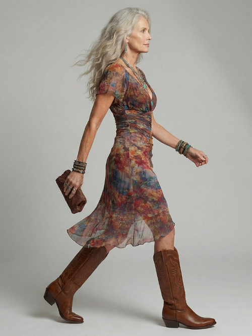 Aeris | Relaxed Holder Midi Dress
